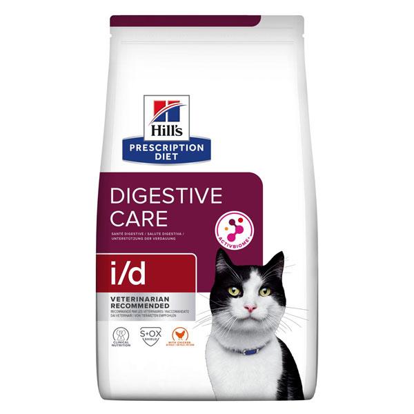 Prescription Diet Feline I/D Digestive Care Croquettes Poulet 1,5kg 2