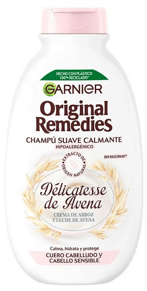 Garnier Crema Original Remedies Champú Suave Delicatesse 250 Ml