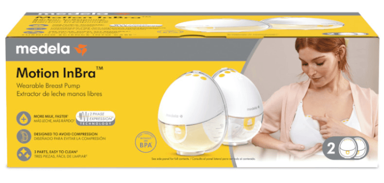 Medela Motion Inbra Doble Sacaleches Eléctrico Manos Libres