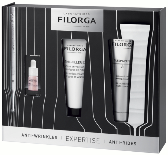 Filorga Time Filler 5XP Crema 30 Ml + Sleep&Peel 4.5 40 Ml + NCEF Shot 3 Ml