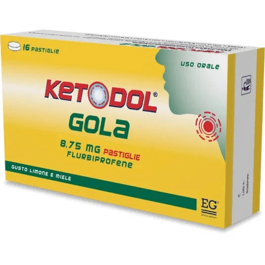Ketodol Gola 8,75 mg Gusto Limone E Miele 16 Pastiglie