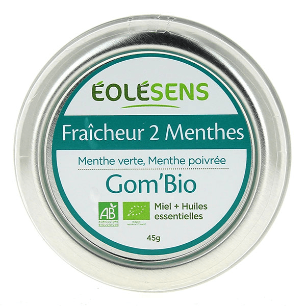Eolesens Gom'Bio Fraîcheur 2 Menthes boîte 45 G *