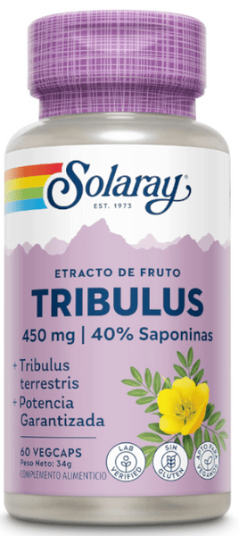 Solaray Hombre 5 X Tribulus 60 Cápsulas De 450Mg - Imagen 4