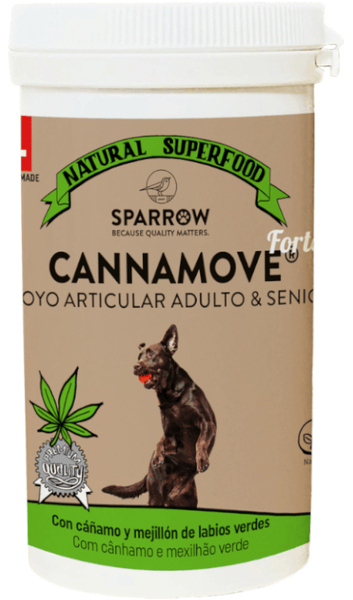 Sparrow Cannamove Forte Cáñamo y Mejillón Labios Verdes Perro Adulto y Senior