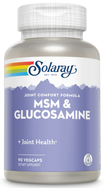 Solaray Msm &Amp; Glucosamine 90 Cápsulas Vegetales