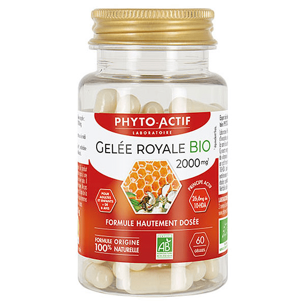 Vitalité Gelée Royale Bio 2000mg 60 gélules 4