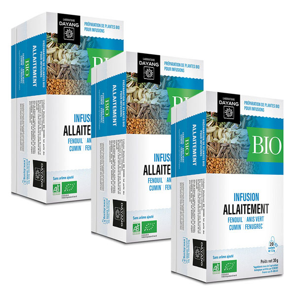 Infusion Bio Allaitement 20 sachets Lot 3