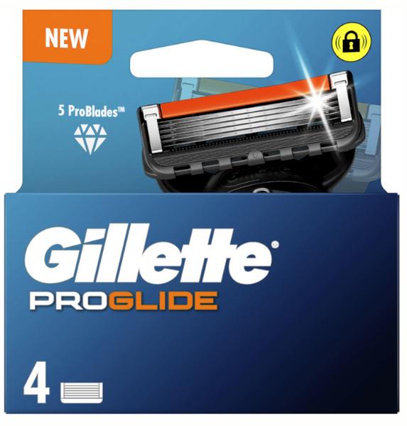 Gillette Proglide Manual Recambios 4 Unidades