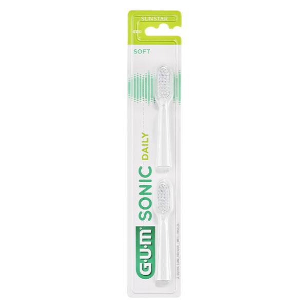 Brosse à Dents Electrique N°4110 Sonic Daily Recharge Soft Blanche 2 unités 4