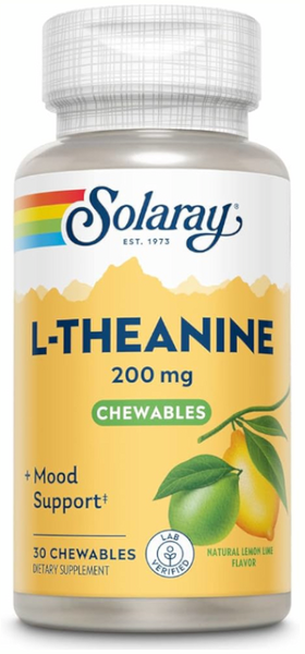 Solaray Theanine 200 Mg 30 Comprimidos Sublinguales