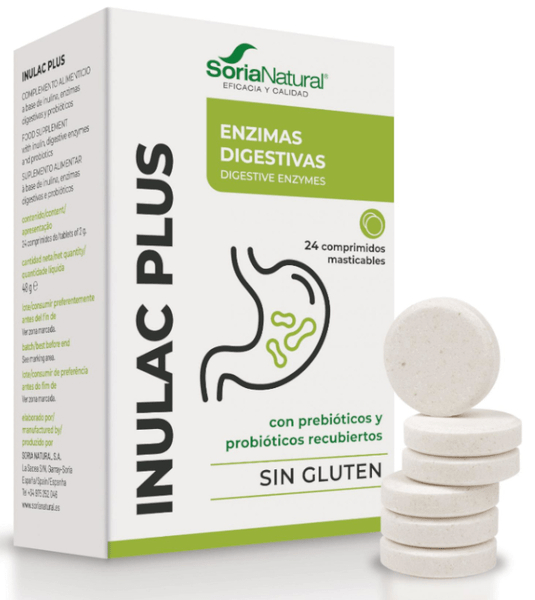 Soria Natural Inulac Plus 24 Comprimidos Masticables