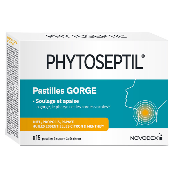 Phytoseptil Pastilles Gorge 15 comprimés