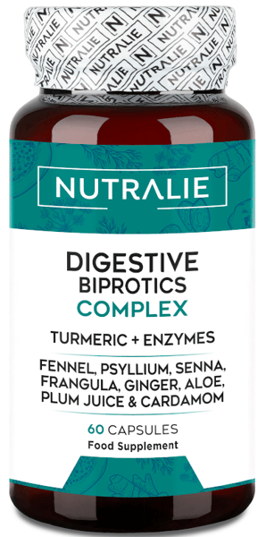 Nutralie Probiótico Digestivo Complex Cúrcuma + Enzimas Digestivas 60 Cápsulas