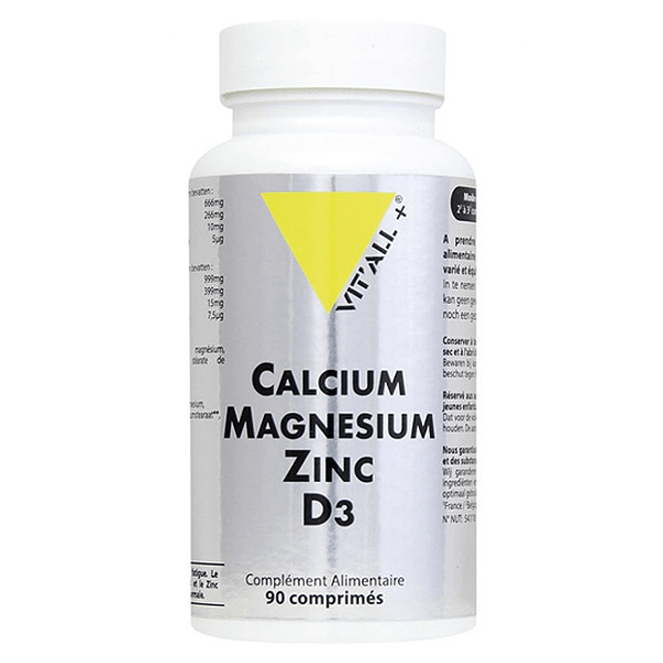 Calcium Magnésium Zinc Bisglycinate Vitamine D3 - 90 comprimés 2