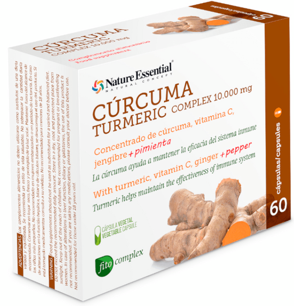 En Oferta Nature Essential Cúrcuma Complex 10000Mg 60 Cápsulas Vegetales