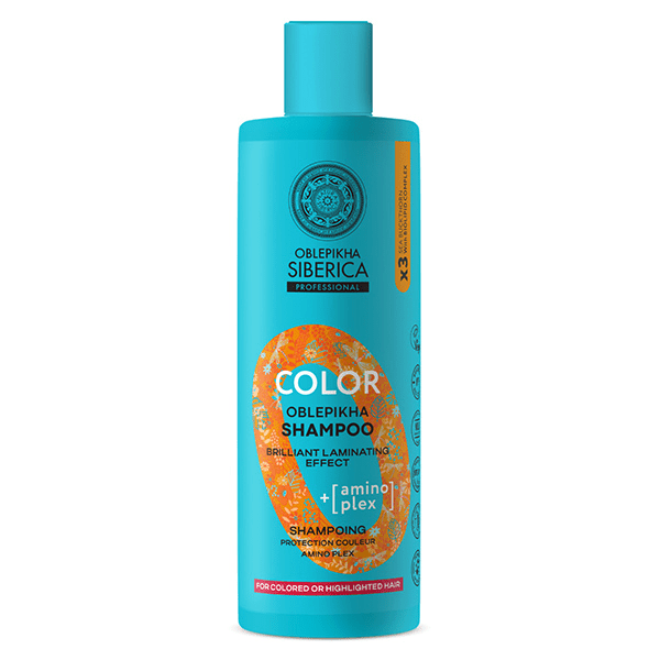 Oblepikha O Shampoing Color à l'argousier cheveux colorés et méchés 400ml