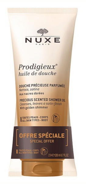 Nuxe Prodigieux Aceite De Ducha 2x200 Ml