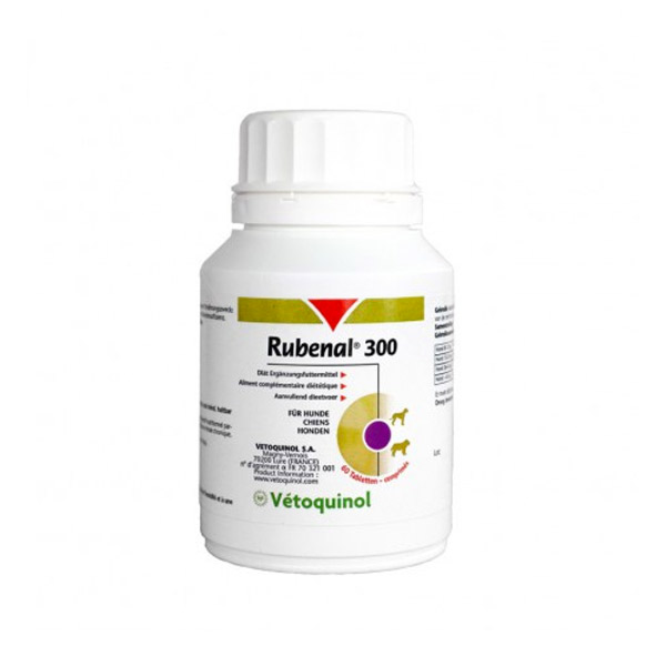 Meilleurs prix pour Vetoquinol Rubenal 300mg 20 comprimés