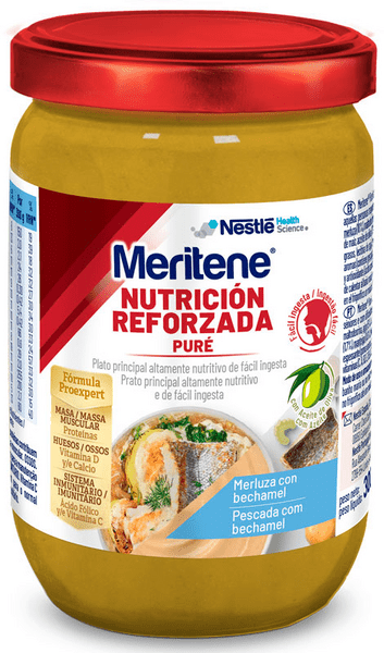 Meritene Nutrición Reforzada Puré Merluza Con Bechamel 300 Gr