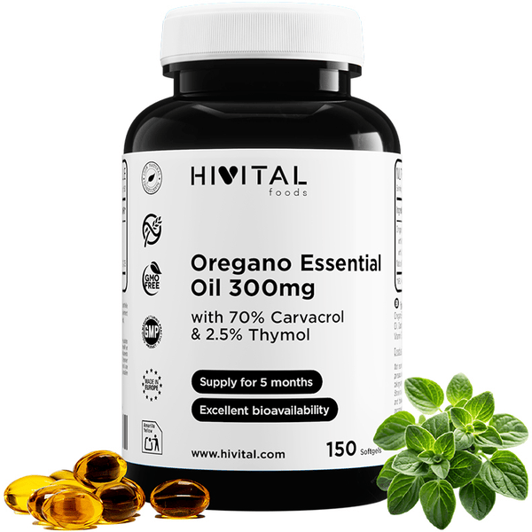 Hivital Oliva Aceite De Orégano 3000Mg 150 Perlas