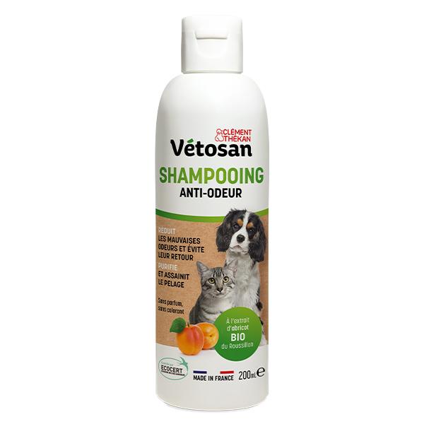 Vétosan Shampooing Anti-odeur pour chiens et chats 200 ml 2
