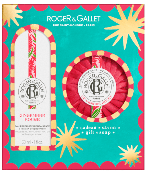 Roger&Gallet Gingembre Rouge Agua Perfumada 30 ml + Jabón 100 gr