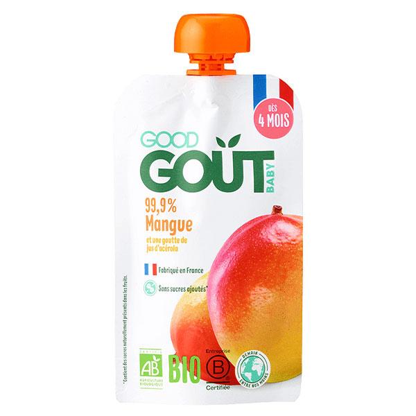 Gourde Compote de Fruits Mangue +4m Bio 120g 2