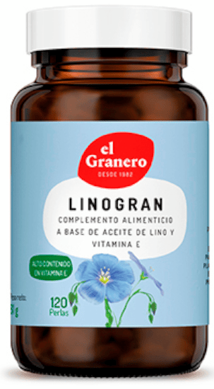 El Granero Integral Linogran Aceite de Lino 120 Perlas