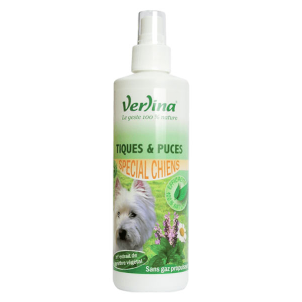 Verlina Chien Spray Tiques et Puces 250ml