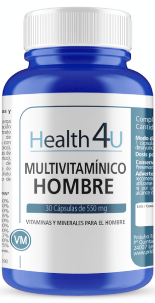 H4U Multivitamínico Hombre 30 Cápsulas