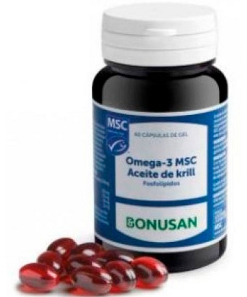 Bonusan Omega-3 Msc Aceite De Krill 60 Cápsulas De Gelatina