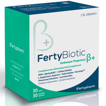 Fertybiotic Embarazo ß+ 30 Sticks + 30 Cápsulas Online | Atida