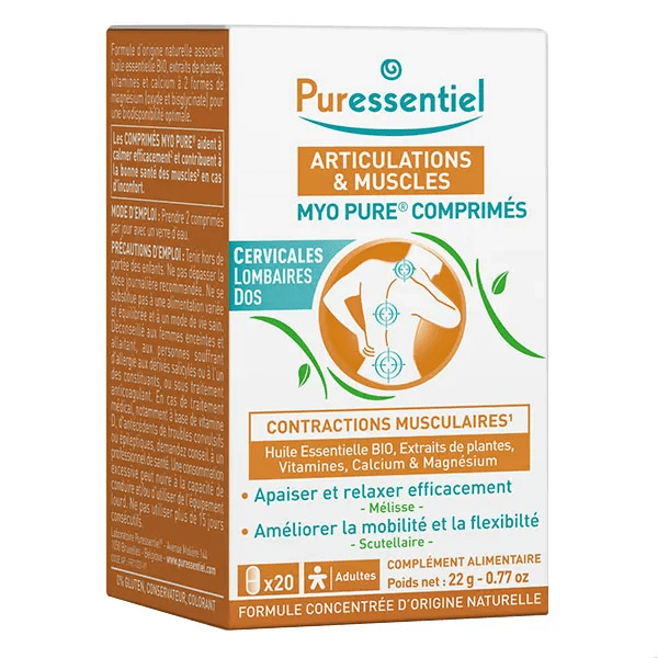 Comprimés Myo Pure® Articulations et Muscles 20 comprimés 3