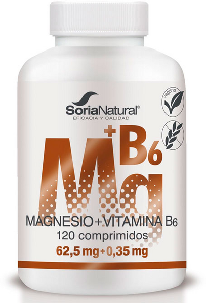 Soria Natural Magnesio + Vitamina B6 Liberación Sostenida 120 Comprimidos