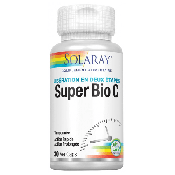 Super Bio C Tamponnée 500mg 30 capsules végétales 2