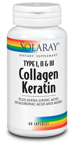Solaray Collagen Keratin 60Cáps - Imagen 4