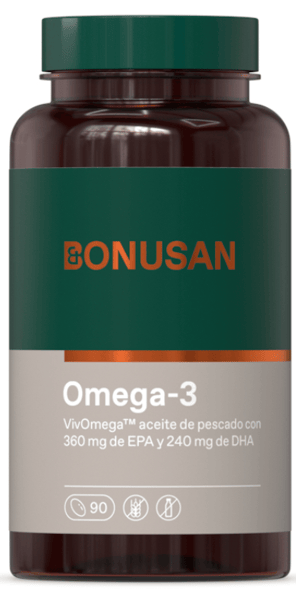Bonusan Omega-3 360mg EPA y 240mg DHA 90 Cápsulas