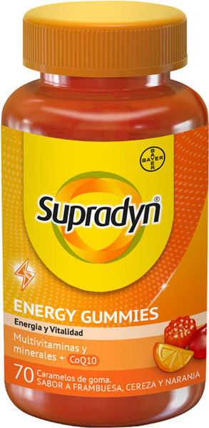 Supradyn Energy Gummies Adultos Vitaminas Y Energía 70 Gominolas