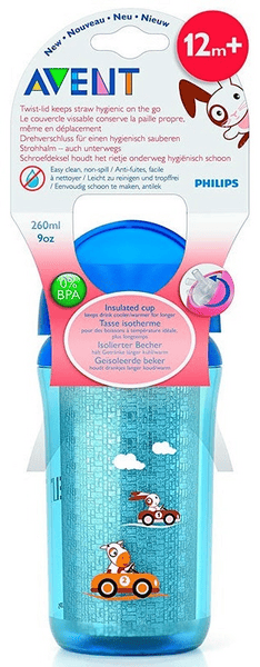 Avent Vaso Térmico Azul 12m+ SCF766/00 260 ml