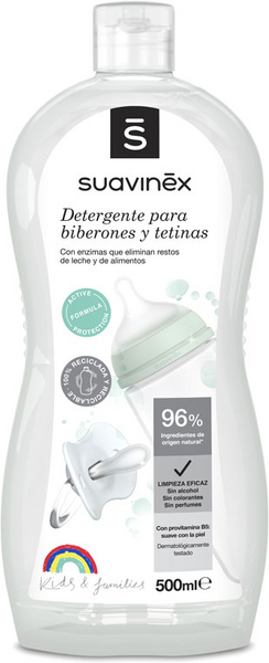 Suavinex Detergente Para Biberones Y Tetinas 500ml