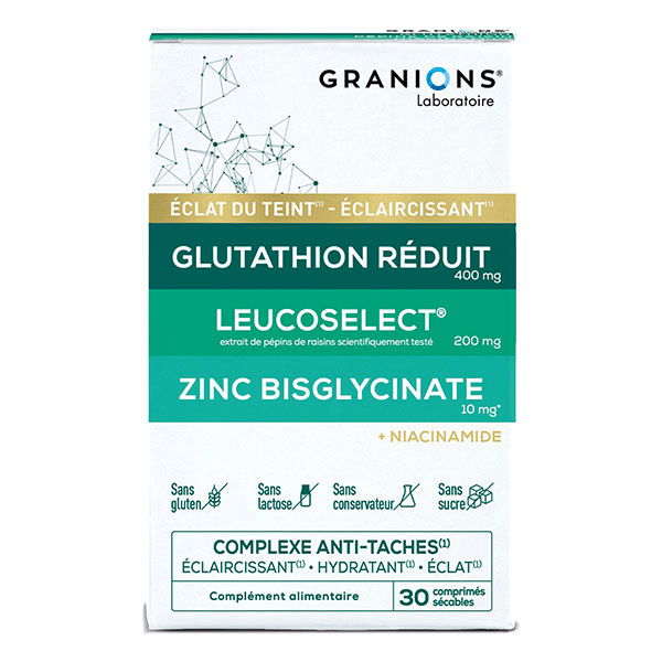 Granions Complexe Anti Tache Visage - Glutathion, Zinc bisglycinate - 1 Mois 3