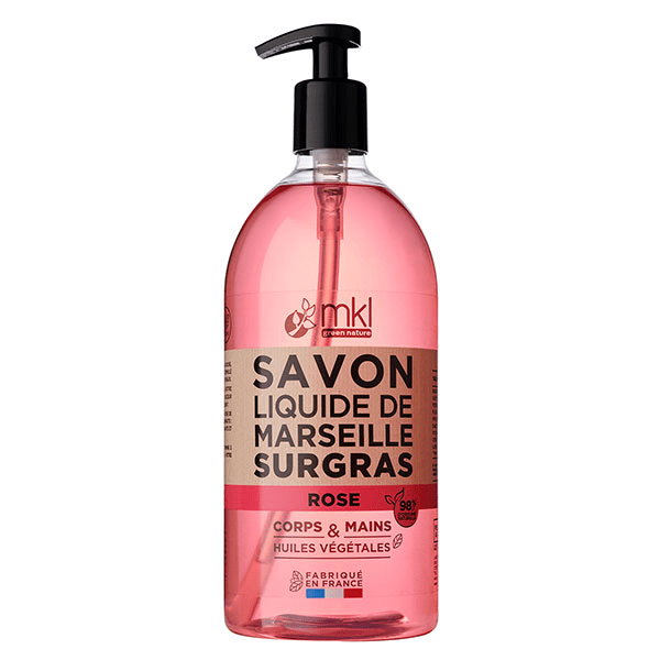Savon Liquide de Marseille Rose de Damas 1L 5