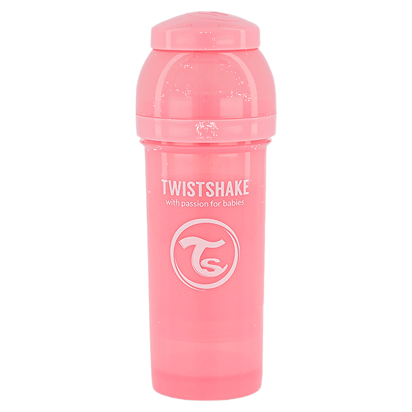 Biberon Anti-Colique Rose Pastel +2m 260ml 2