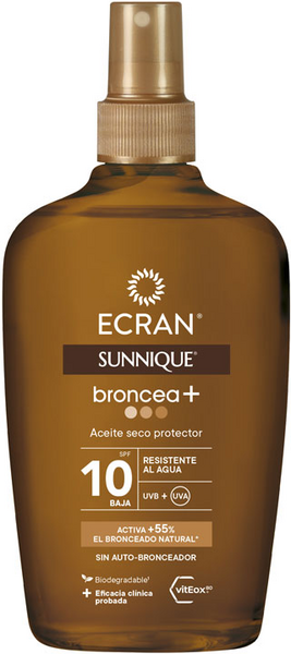 Ecran Sunnique Broncea+ Aceite Protector SPF10 200 Ml