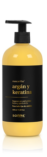 Soivre Champú de Argán y Keratina 500 ml