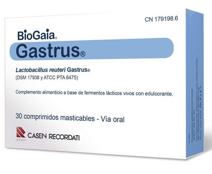 Gastrus Biogaia Lactobacilus Reuteri 30 Comprimidos