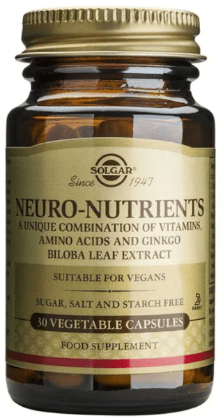 Solgar Neuro Nutrientes 30 Cápsulas Vegetales