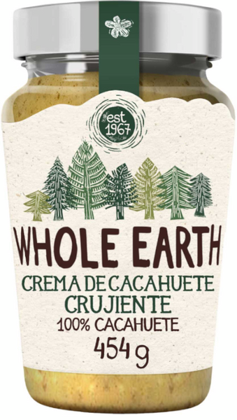 Whole Earth Crema De Cacahuete Original Crujiente 454g