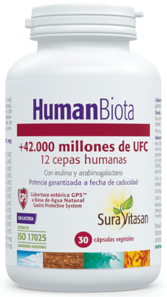 Sura Vitasan Human Biota 30 Cápsulas