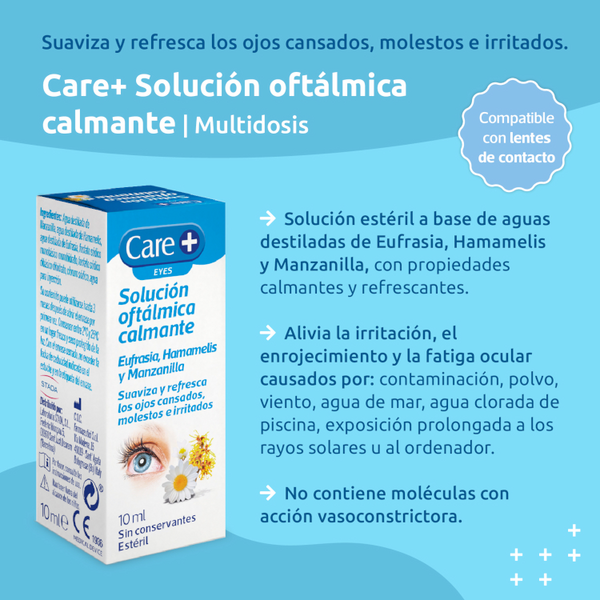 Care+ Solución Oftalmológica Calmante 10ml